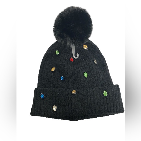 NWT International Concepts Jewel Embellished Women's Beanie - Picture 2 of 5